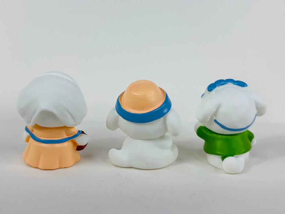 Wonderland set of 3- Collectible Puppy Figurines - Adorable Miniature Dog Toys Set for Desk and Home Decor