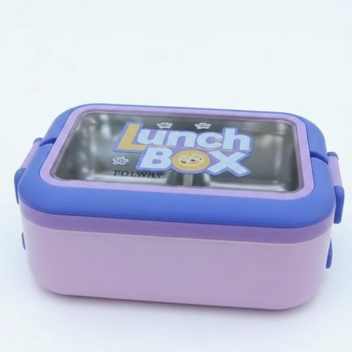 Wonderland Kids- 600 ml SS Lunch Box 304  Stainless Steel Leak Proof Air Tight tiffin Box (price per pc)