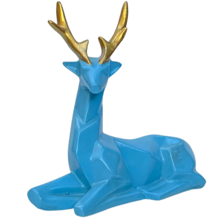 Modern Geometric Deer Statues