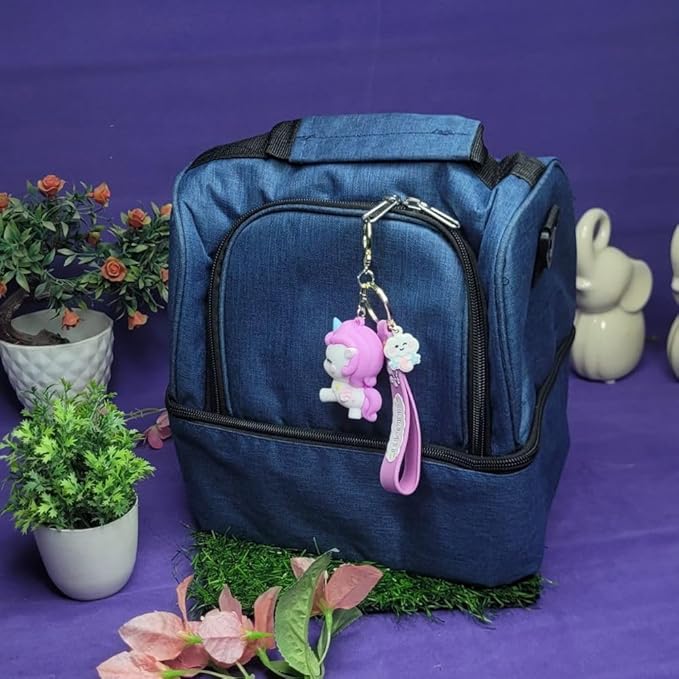 Wonderland Colorful unicorn [Purple]Kechains, Cartoon Style Keychain & Bag Charms Fun & Functional Accessories for Bags and Keys