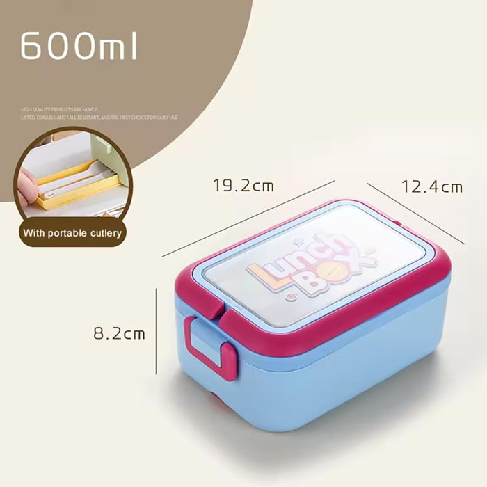 Kids- 600 ml  Lunch Box 304  Stainless Steel Leak Proof Air Tight tiffin Box (price per pc)