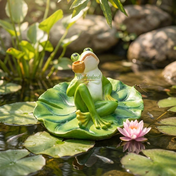  Frog with Glass Statue