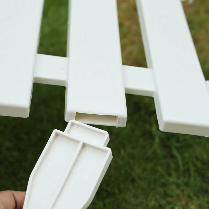 (Pack of 8 ) Double Moon Picket Fence with Spikes