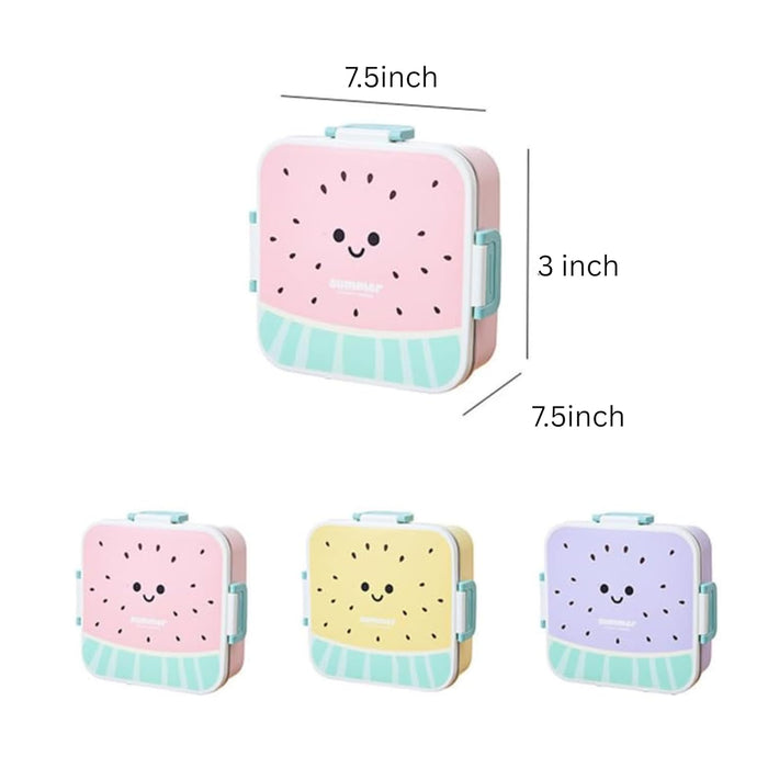 Kids- 745 ml  SS Lunch Box 304 stainless Steel Summer Tiffin Box (price per pc)|Leak-Proof Tiffin Box for Kids | Premium School and Picnic Lunch Box