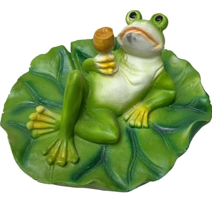  Frog with Glass Statue