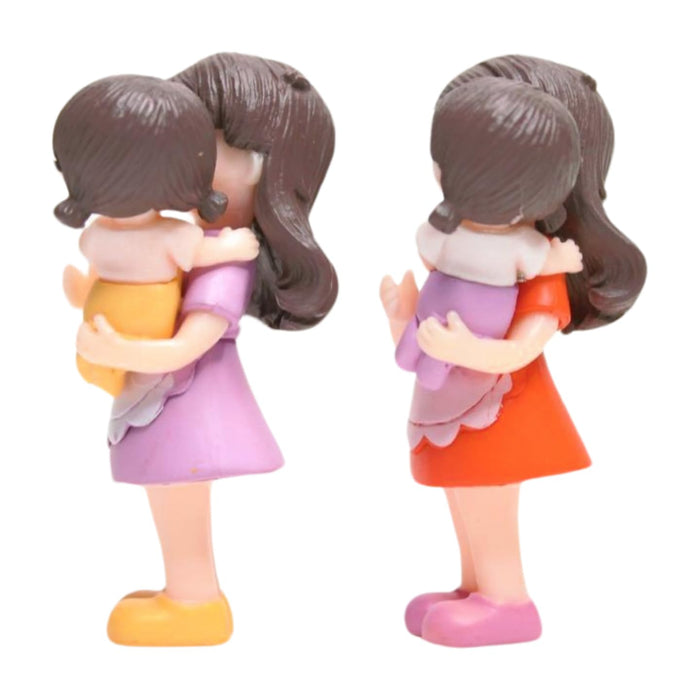  Pack of 2 Miniature Toys Mother Baby Set | Miniature Figurine