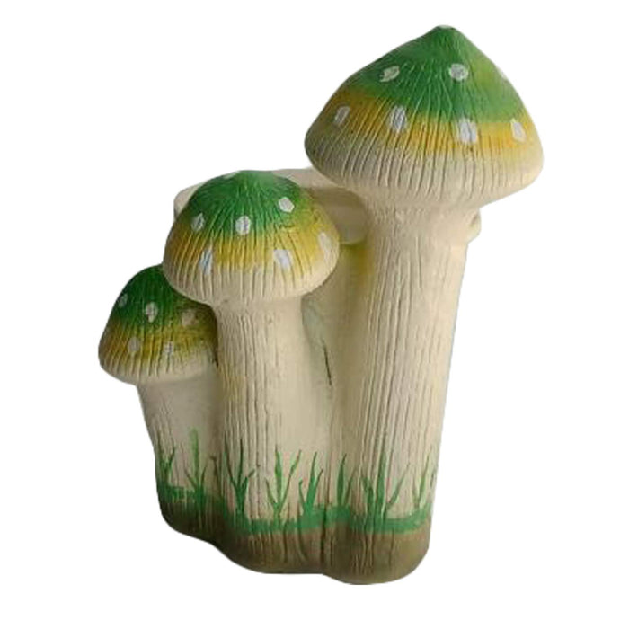 Wonderland Planter with 3 Green Mushroom Planter, Pot, Planters, for Home Decor, Garden Decor, Balcony Decoration, Outdoor, Kids Room, Gifting (Flowers NOT Included)