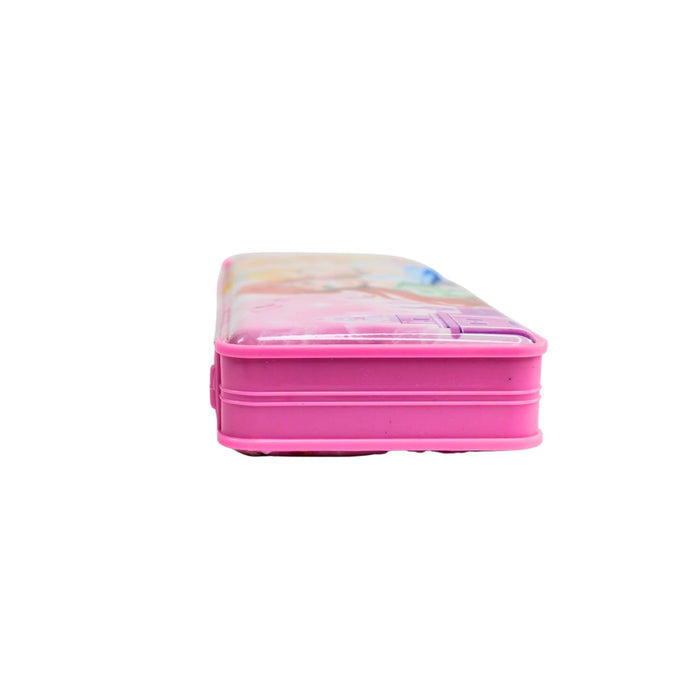  Multipurpose Pencil Box with Dual Sharpener and Magnetic Lock for School Kids (Cinderella)