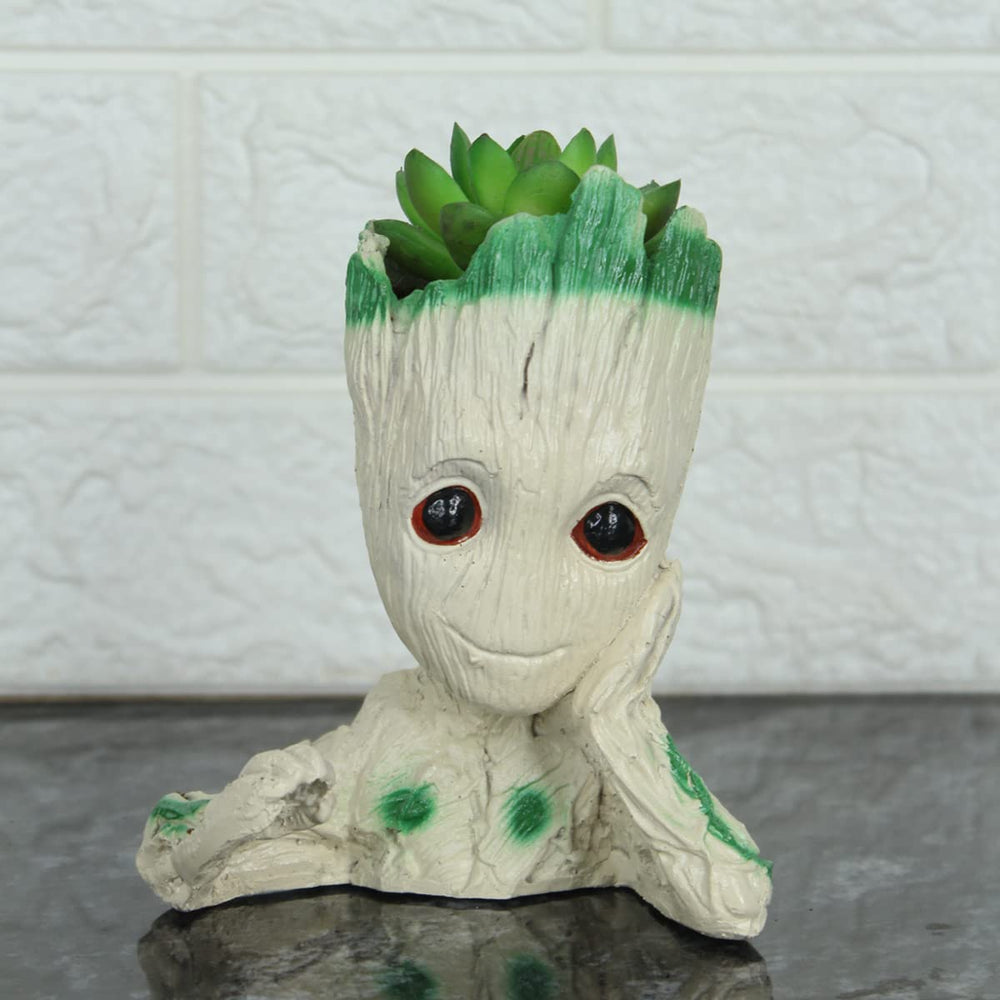 Table top Baby Groot Flower pot Pen stand