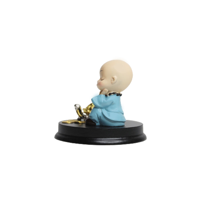 Wonderland Relaxing monk with incense stick stand