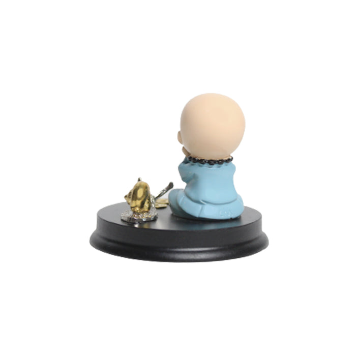 Wonderland Sleeping monk with incense stick stand