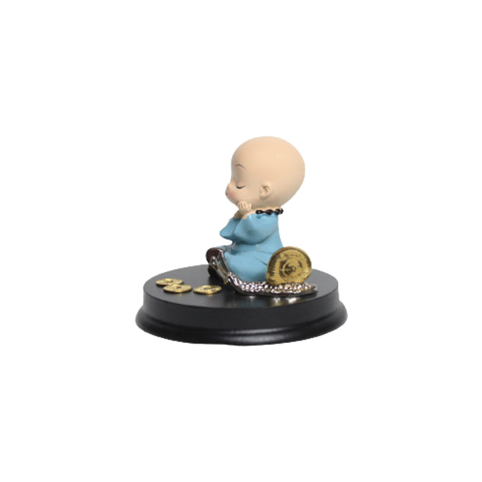 Wonderland Sleeping monk with incense stick stand