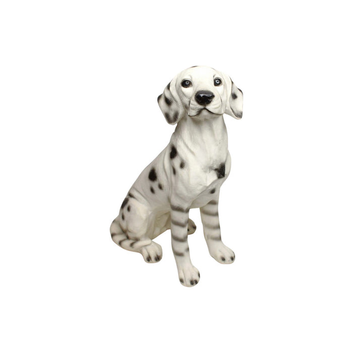 Wonderland Dalmation Puppy |Hand-painted dog figurine| entance décor|Weather-resistant dog statue