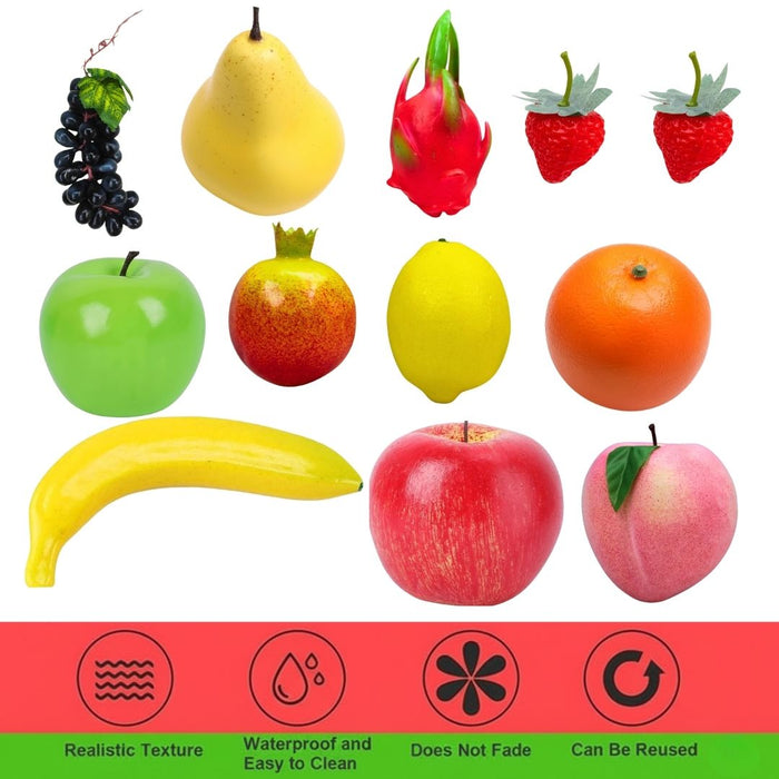 Wonderland Deluxe Artificial Fruit Basket Collection