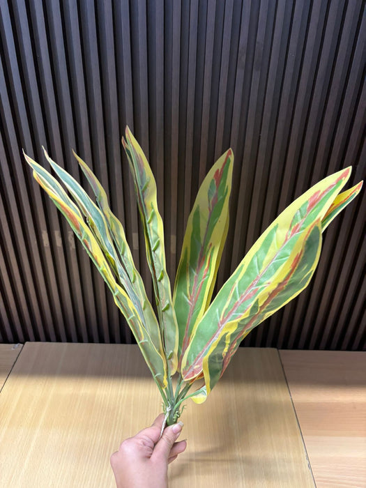 Vibrant Snake Plant Artificial Leaf Stem