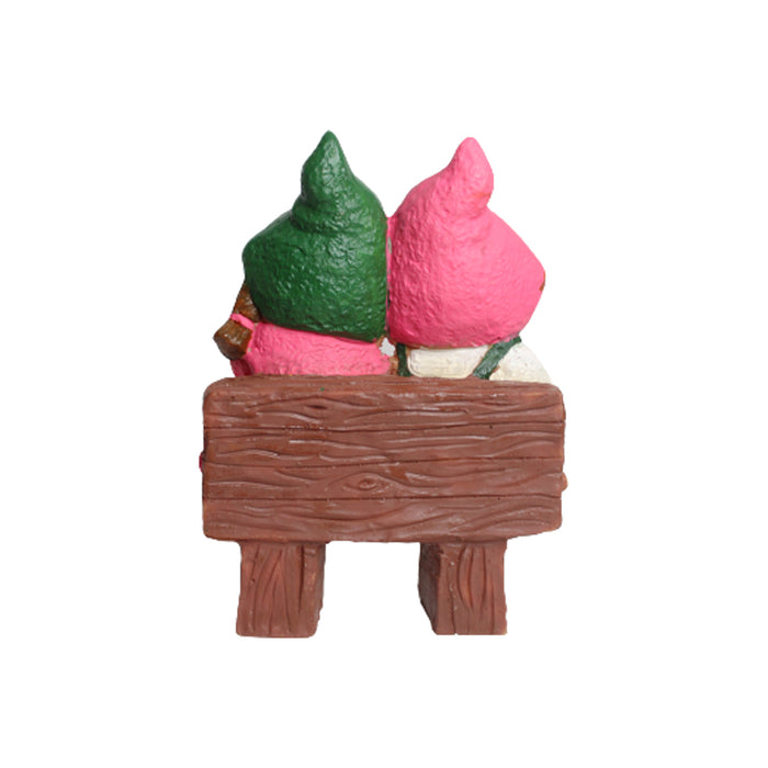 Wonderland Two Elves sitting on Bench 3 (Green & Pink) |
Enchanting Children's Statue for Balcony and Home Décor