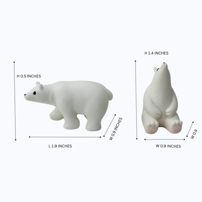 Wonderland  Polar Bear Figurines Set| Garden sculputre| Lawn décor