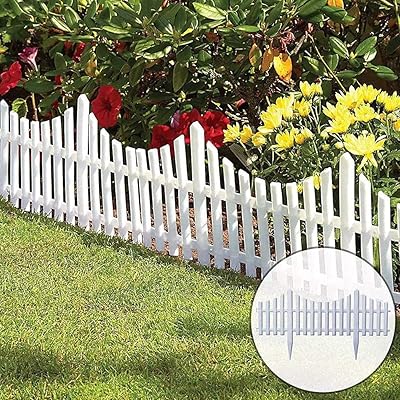6 Pcs Outdoor Garden Fence Border| 1.7 feet Garden Edging Fence | 8.85feet coverage