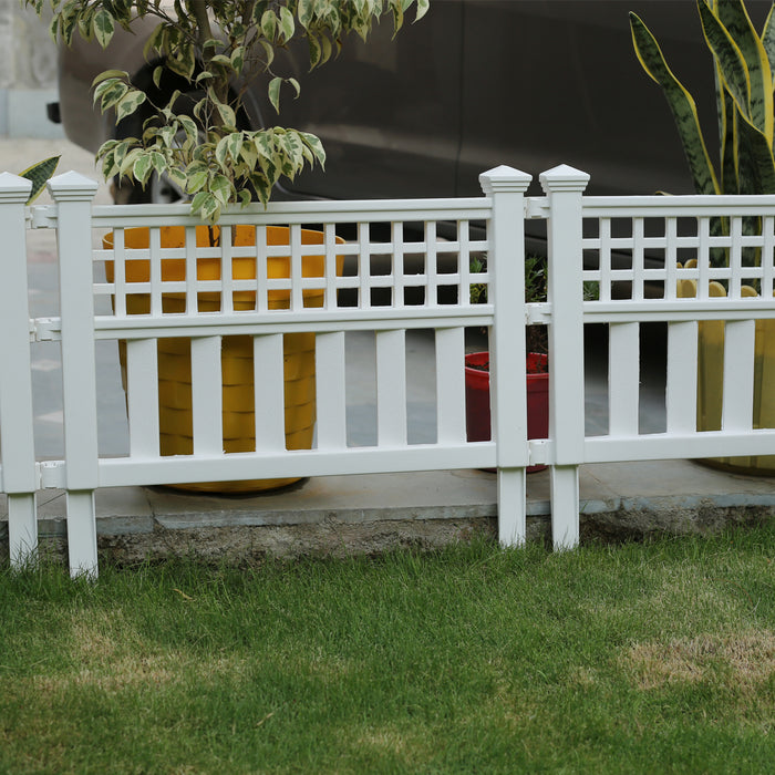 Pack of 4 big size picket fence
