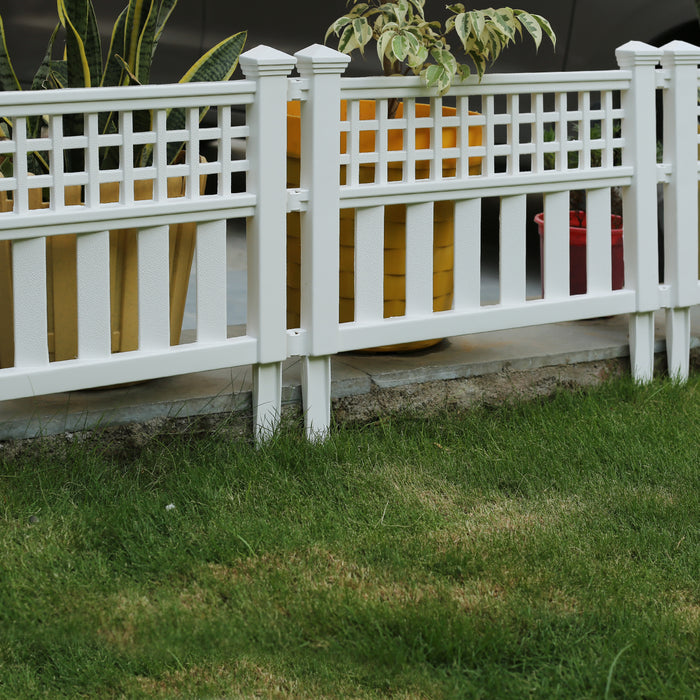 Pack of 4 big size picket fence