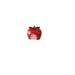 Assortment of tiny fruit charms and miniatures, highlighting a realistic slice of red and green watermelon.