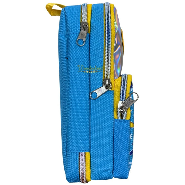 Space Explorer Mini Backpack Pencil Case – Multi-Pocket Astronaut Stationery Pouch for Kids