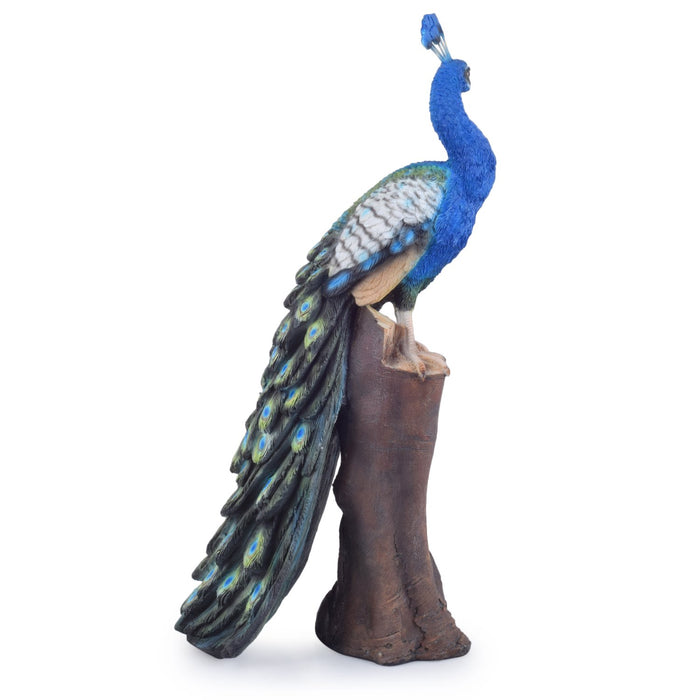  Peacock Sitting Home & Garden Statue, Decor, Decoration, Balcony, Gift, Gifting