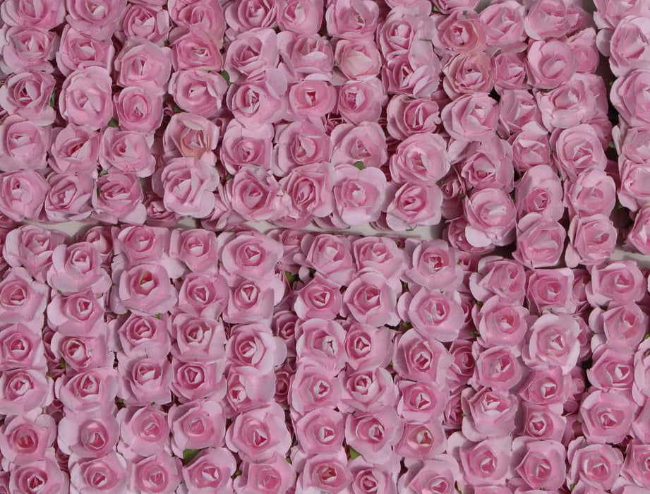 Wonderland Artificial Flower with Flexible Wire Stem | Lightweight Foam Flower Decoration | 144 Pc (Peach) | Perfect for Cake Toppers, Crafts, Bouquets & DIY Décor