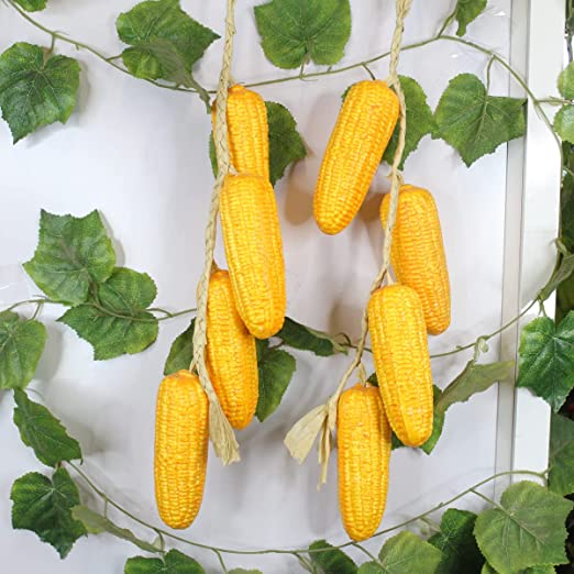 Real looking Artificial Fruit Corn  (Set of 2) string