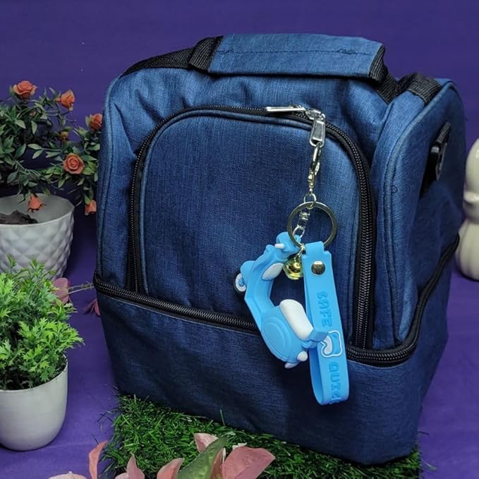 Wonderland Electric Scooter [Blue]Kechains, Cartoon Style Keychain & Bag Charms Fun & Functional Accessories for Bags and Keys