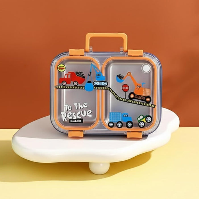 Kids- 700 ml SS Lunch Box Stainless Steel, Leakproof Tiffin Box (price per pc)( Imported )