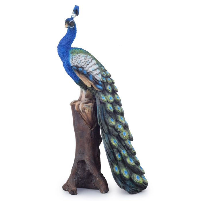  Peacock Sitting Home & Garden Statue, Decor, Decoration, Balcony, Gift, Gifting