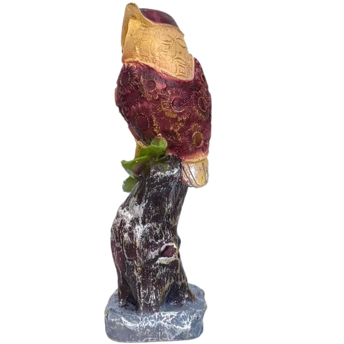 Two Resin Owl Family Showpiece for Home Decor