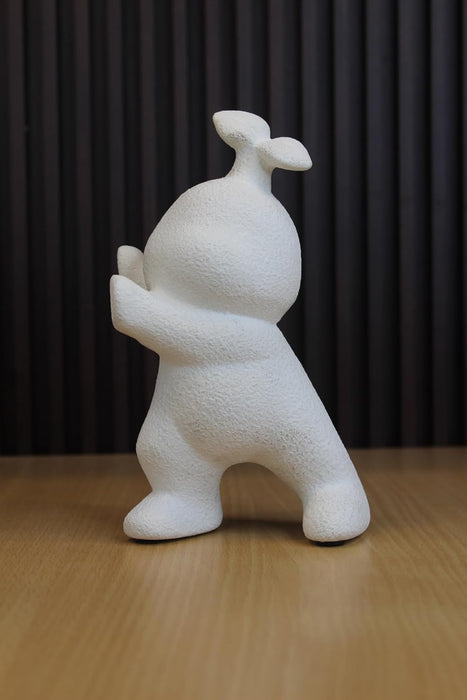 White Ceramic Bookends