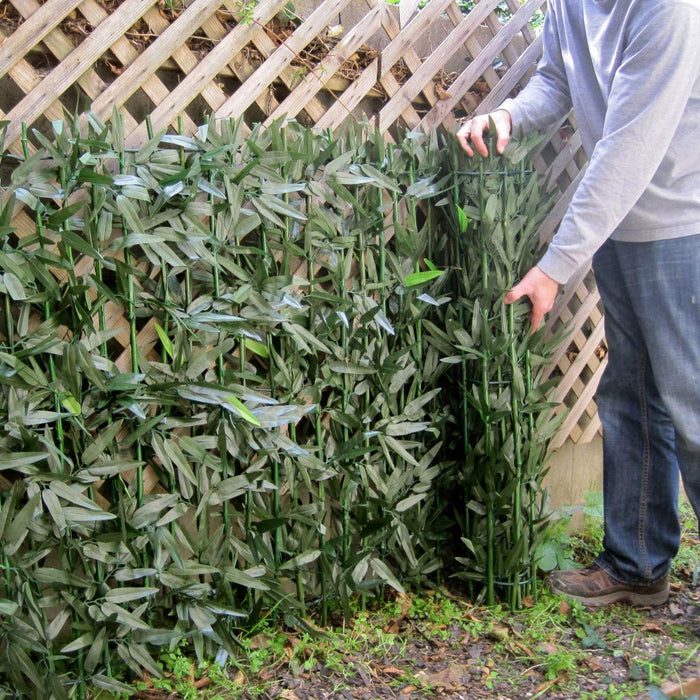 Set of Two : Artificial Willow with Leaves