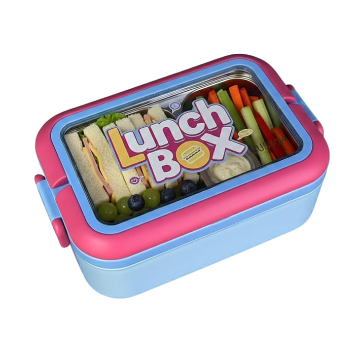 Kids- 600 ml  Lunch Box 304  Stainless Steel Leak Proof Air Tight tiffin Box (price per pc)