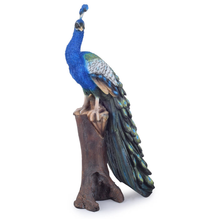  Peacock Sitting Home & Garden Statue, Decor, Decoration, Balcony, Gift, Gifting