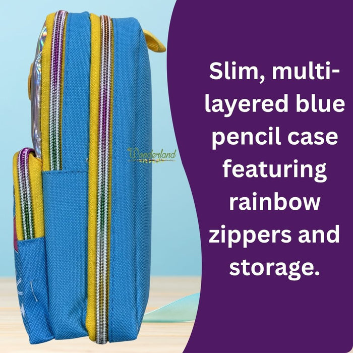 Space Explorer Mini Backpack Pencil Case – Multi-Pocket Astronaut Stationery Pouch for Kids