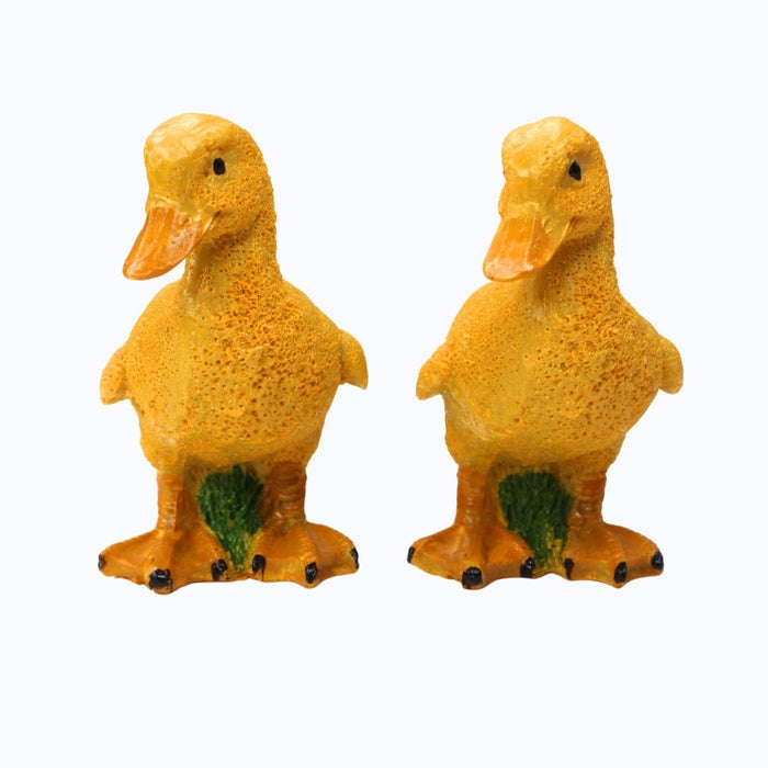 Wonderland Sunny Yellow Duckling Figurines (Set of 2)