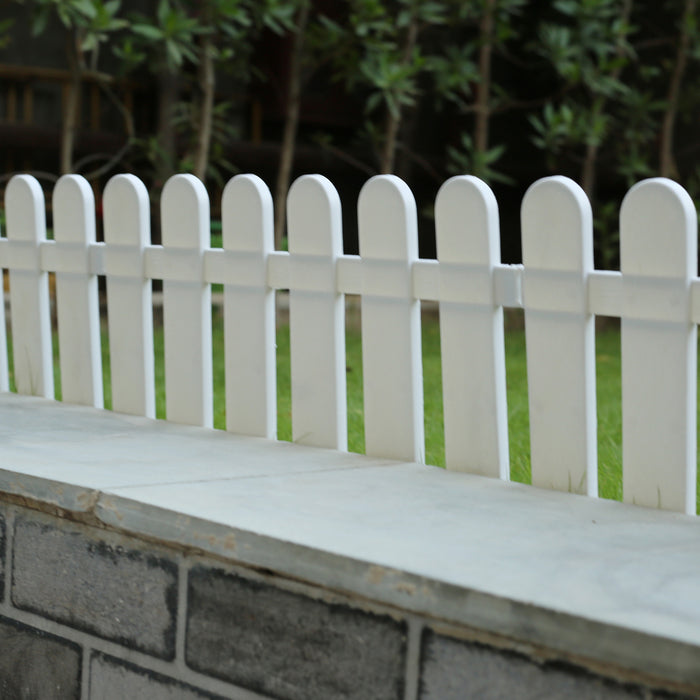 Pack of 4 : PP Picket self Standing Fence for Indoor/Outdoor Garden