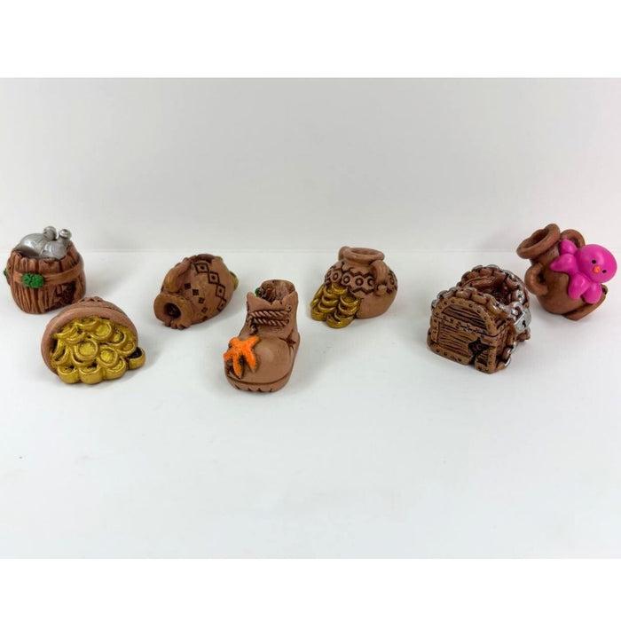 Wonderland Treasure & Antique Jar Miniature Set (8 Pcs)