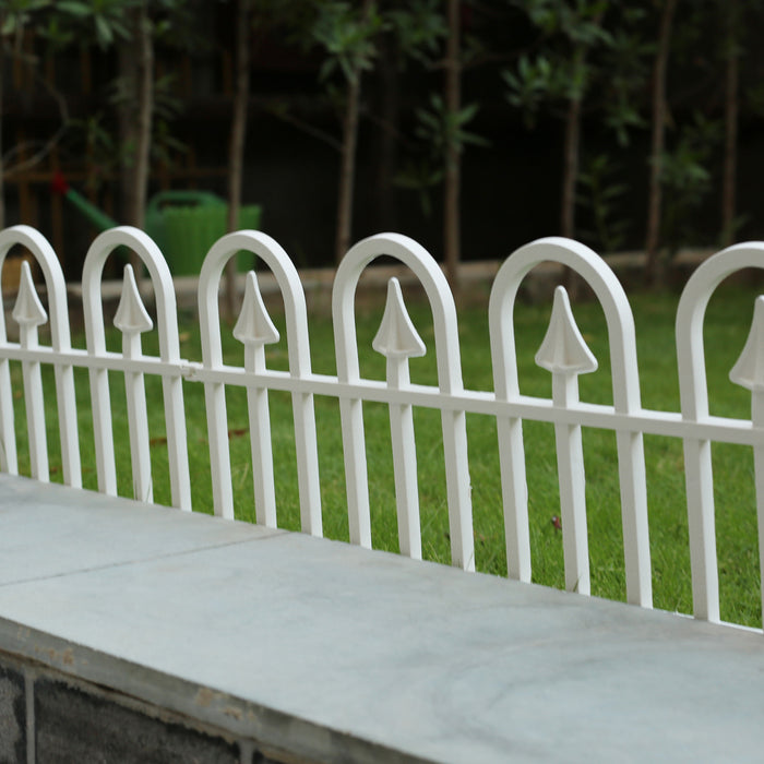 Pack of 6 Stylish U Shape Picket Fence for Indoor and outdoor use