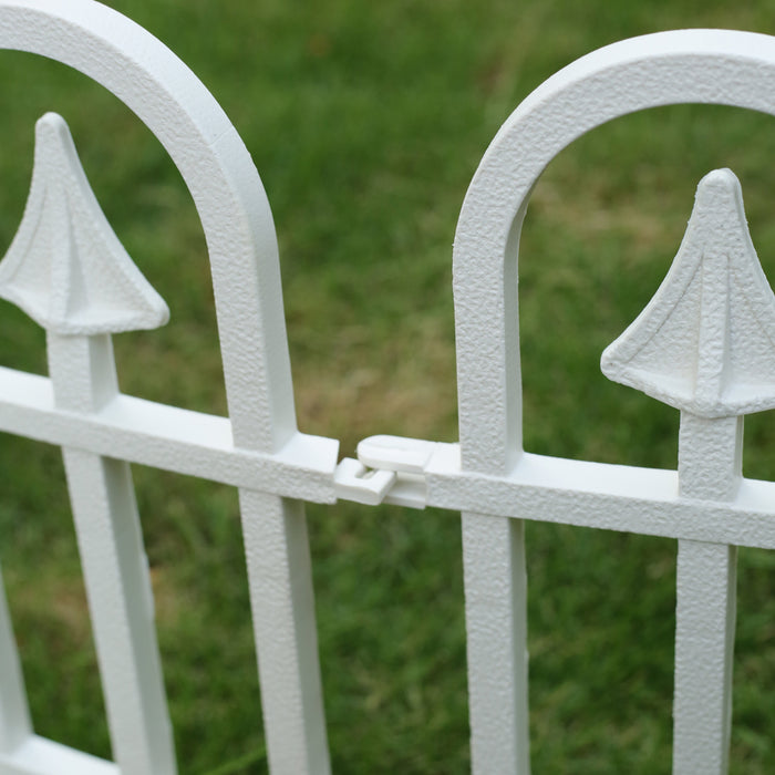 Pack of 6 Stylish U Shape Picket Fence for Indoor and outdoor use