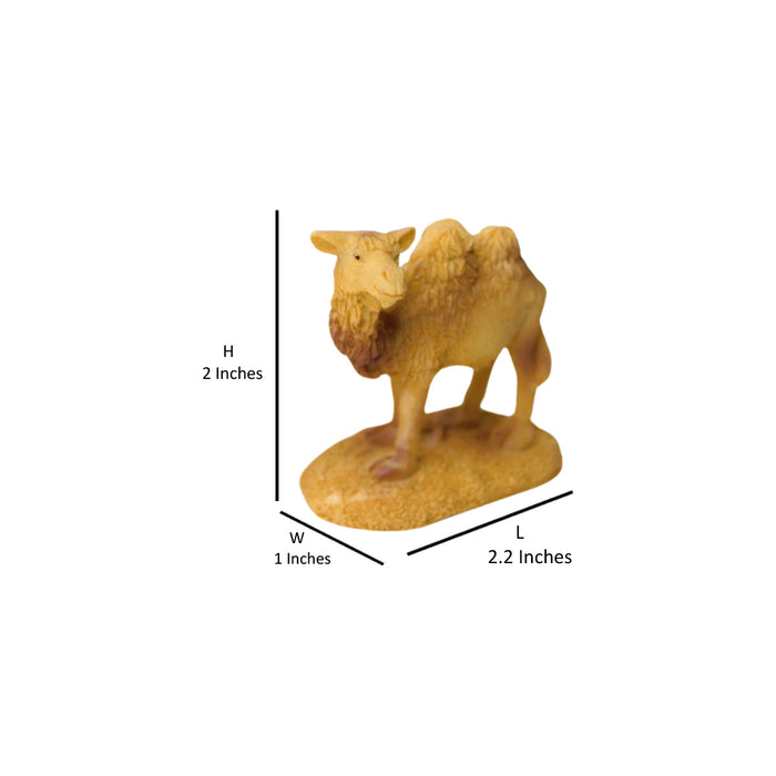 Wonderland resin miniature set of 4 camels| Miniature tray garden accessories