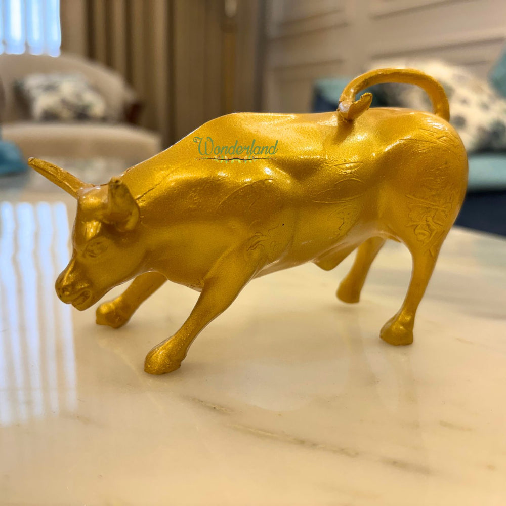 Golden Bull Showpiece