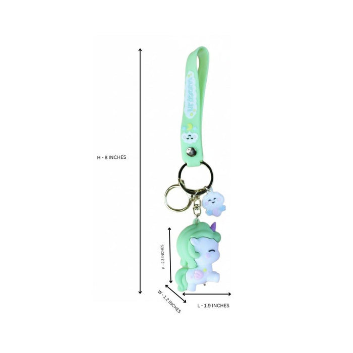 Wonderland Kawaii style ( set of 2) cartoon-Themed Keychains (My Melody & Cinnamoroll) Keyrings for Bags & Keys