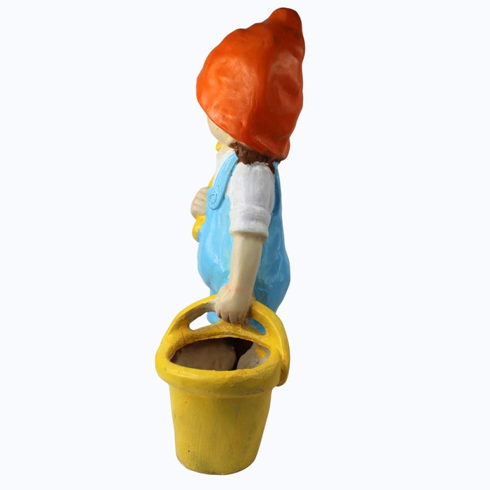 Wonderland Resin Boy with Planter|Pots for Garden Decor |Garden pots and planters|Balcony Decoration|