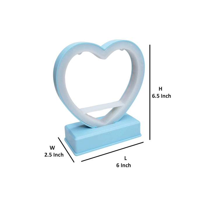 Wonderland Valentine's Day special heart shaped led frame with couple inside