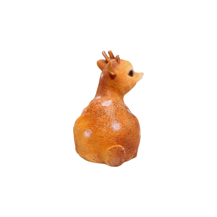 Wonderland sitting  Baby girl deer statue | small size outdoor gift item