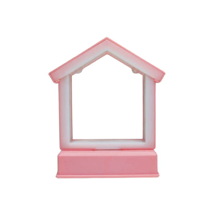 Wonderland Hut Shape Lovebirds Shine: light Couple's 3D table top gift items